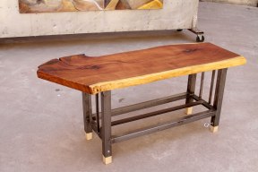 bench-steel-wood